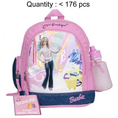 Barbie Shopping Small Backpack with Water Bottle #15748
