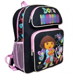Dora the Explorer Crayon Large Backpack #40999BK