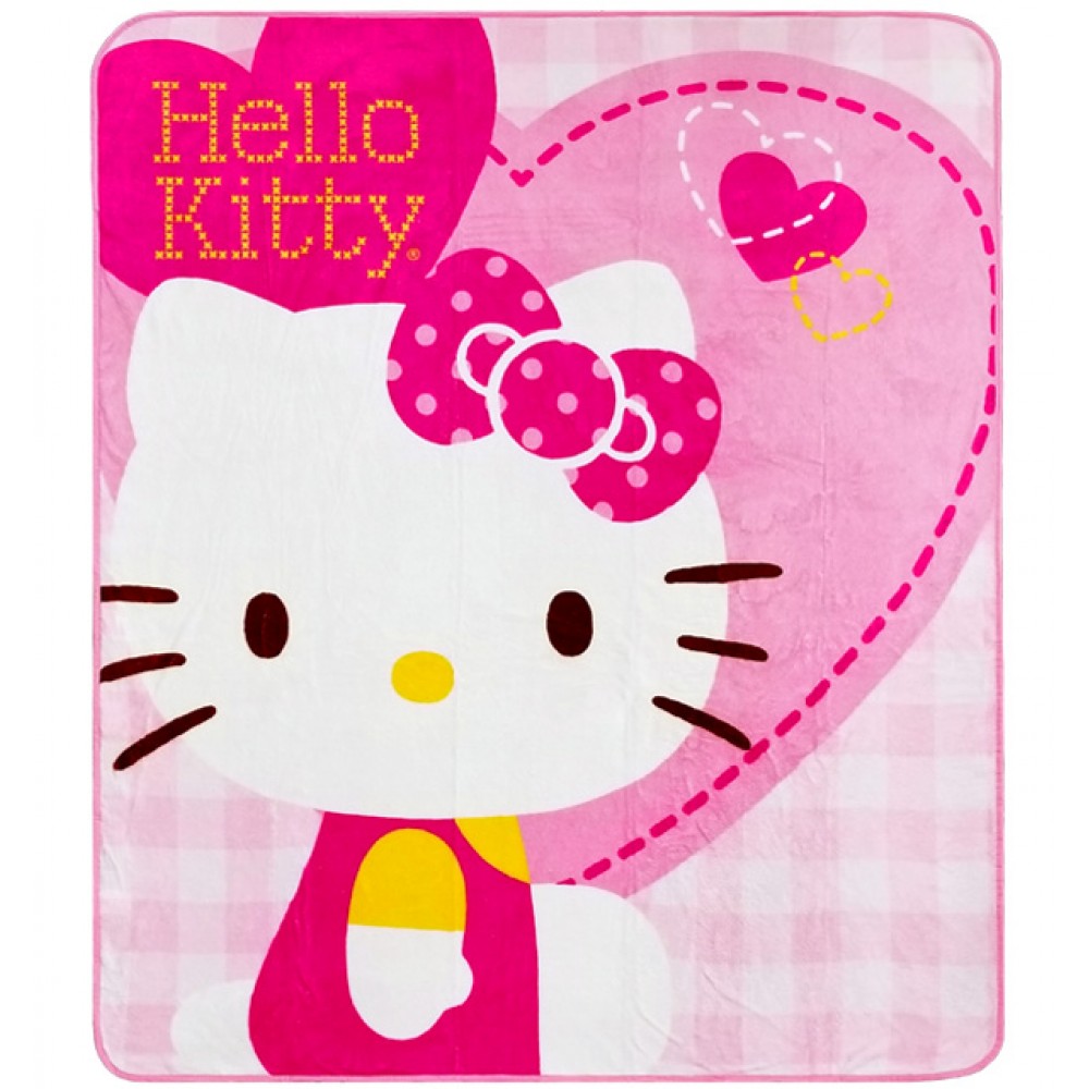 Hello Kitty Heart Rachel Blanket