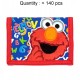 Sesame Street Elmo 4C Red Trifold Wallet #SS11003