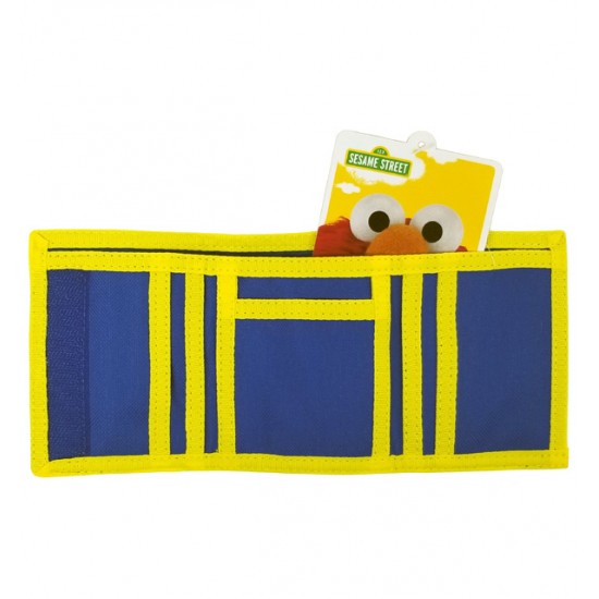 Sesame Street Elmo Pop Yellow Trifold Wallet #SS16389