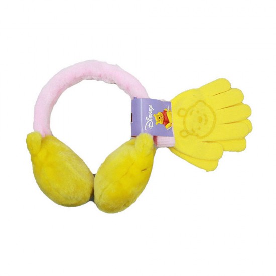 Winnie the Pooh Ear Muff & Glove Set #WGRS4134P Winnie the Pooh Ear Muff & Glove Set #WGRS4134P