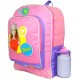 Barbie Red Top Large Backpack with Water Bottle #14587