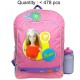 Barbie Red Top Large Backpack with Water Bottle #14587