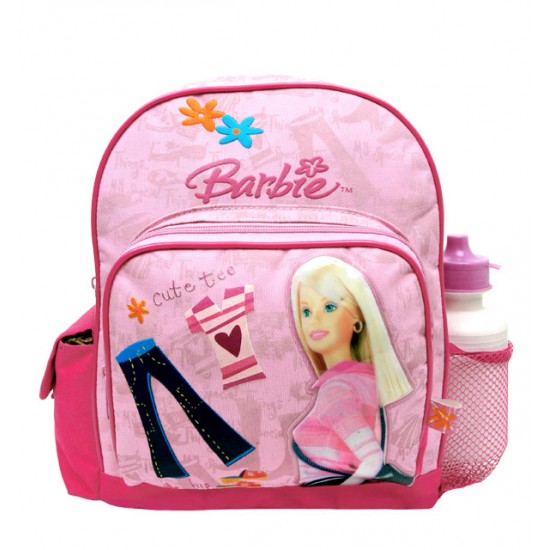 Barbie Cute Tee Small Backpack with Water Bottle #18453