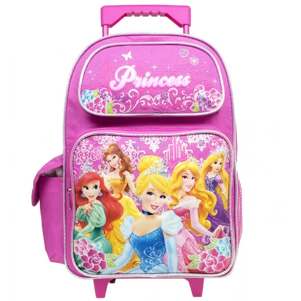 Princess Magic Castle Large Rolling Backpack A03887