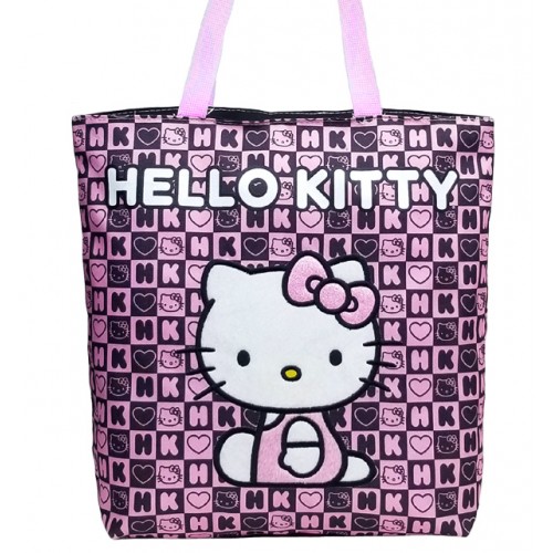 Hello Kitty Dice Black Tote Bag #82352