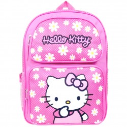 Hello Kitty Polka Dot Floral Large Backpack #C6CF92