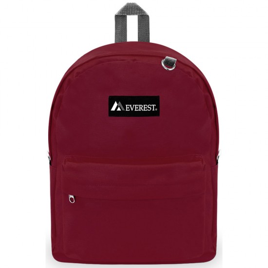 Everest Classic Backpack - 2045CR - Burgundy Everest Classic Backpack - 2045CR - Burgundy