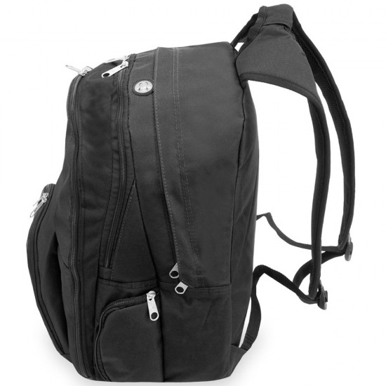Everest Dual Compartment Laptop Backpack - 7045LT - Black