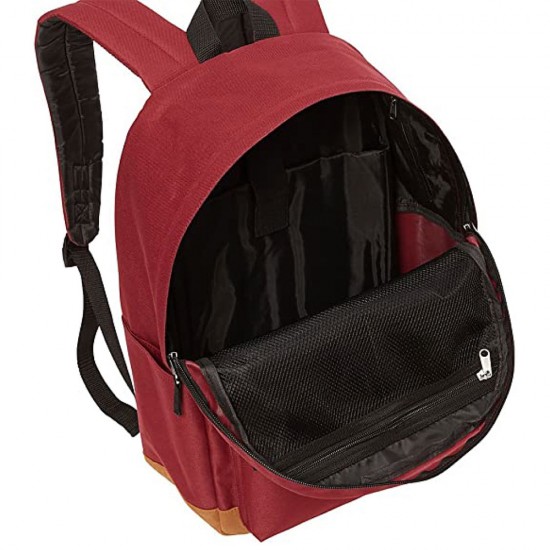 Everest Vintage Laptop Backpack w/ USB Port - EB1000 - Black