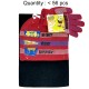 Sponge Bob Letter 3pcs Set (Beanie, Glove, Scarf) #EBKS5102R-3