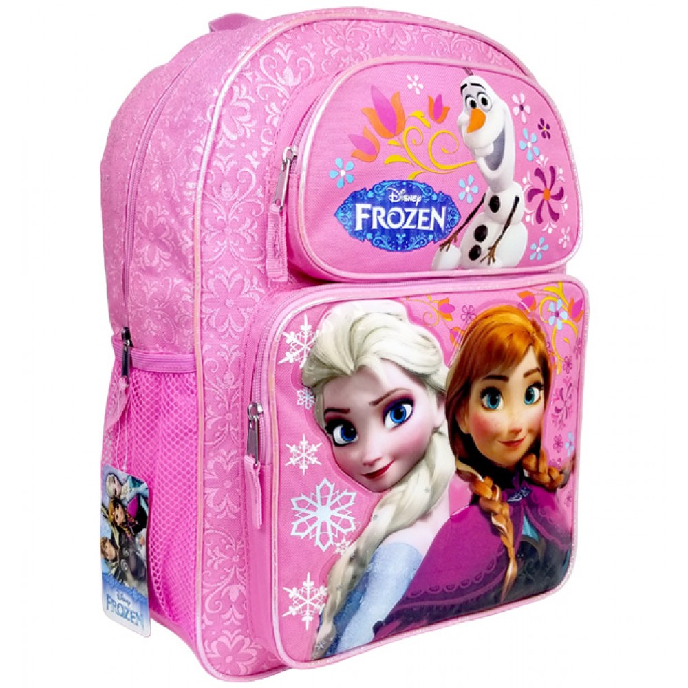 frozen themed backpack