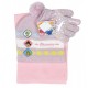 Princess Crown on Glove 3pcs Set (Beanie, Glove, Scarf) #PGKS3057-3